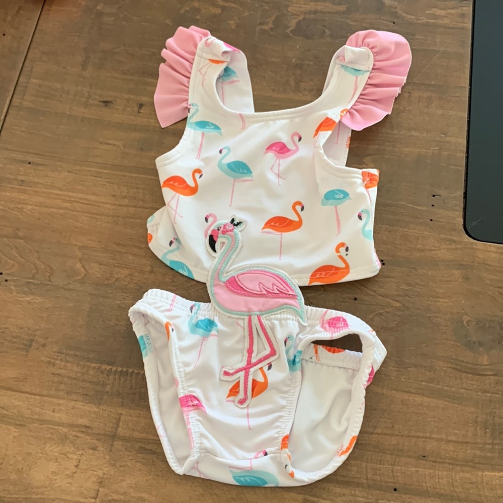 Baby girl swimsuit.